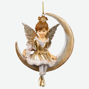 Украшение ErichKrause(R) Decor Фея на месяце золотая 10см
