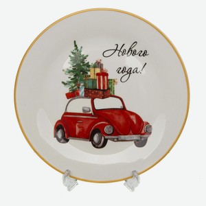 Тарелка десертная Красная машина, d 19,5 см