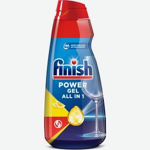 Жидкое средство для посудомойки Finish All-in-1 Max Анти-жир Лимон