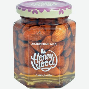 Мед Honeywood с миндалем 250г