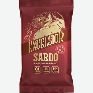 Сыр EXCELSIOR Sardo 45% без змж, Россия, 180 г