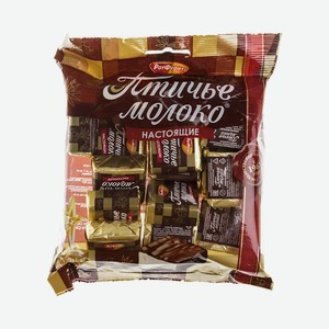 Конфеты Рот Фронт Птичье молоко глазированные, 225 г