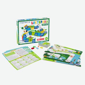 Настольная игра Magneticus викторина «Животные» 500 вопросов