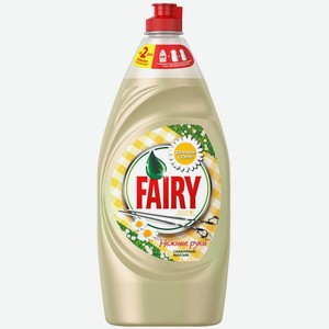 Средство для мытья посуды Fairy  Нежные руки. Ромашка и витамин Е , 900мл