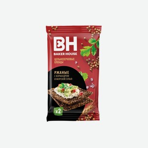 Хлебцы Baker House Скандинавские ржаные цельнозерновые 180 г