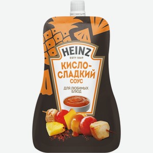Соус HEINZ Кисло-сладкий деликатесный дой-пак, Россия, 200 г