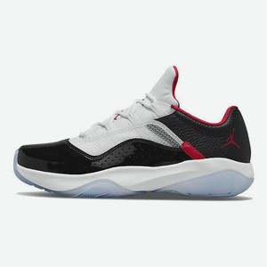 NIKE Кроссовки низкие 11 Cmft Low White University Red Black, цвет: Мультиколор, размер: 44