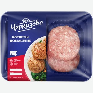 Котлеты ЧЕРКИЗОВО домашние свинина говядина з/а лоток охл, Россия, 400 г