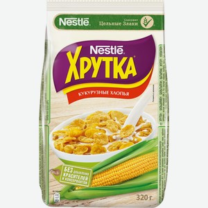 Хлопья NESTLE Хрутка кукурузные хрустящие пак, Россия, 320 г