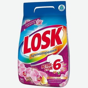 Стиральный порошок Losk малазийская орхидея и сандаловое дерево, 2,7 кг