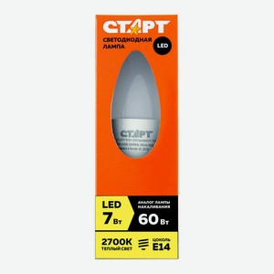 Лампа Az светодиодная Cтарт 7 Вт Е14
