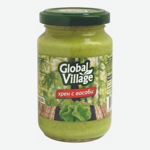  Хрен Global Village Васаби столовый острый, 200 г.