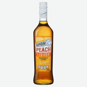 Ликер десертный Gambini Peach Россия, 0,7 л
