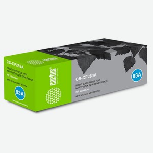 Картридж лазерный Cactus CS-CF283A CF283A черный
