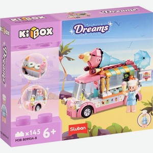 Конструктор KIBOX Фургончик с фастфудом M38-B0993A-B, Китай