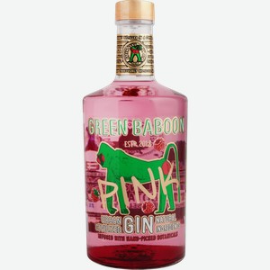 Джин Green Baboon Пинк 40% 500мл