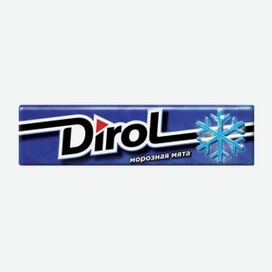 Жевательная резинка Dirol Морозная мята, 13.6 г