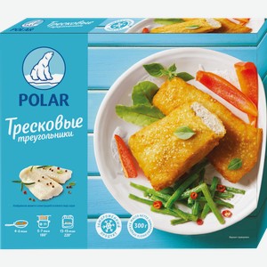 Котлеты Polar Тресковые треугольники 300г