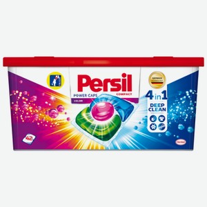 Капсулы для стирки Persil Power Caps Color 4 в 1, 14 шт.
