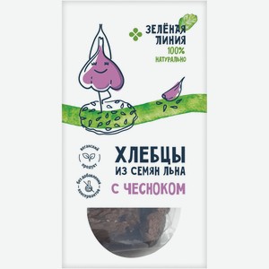 Хлебцы с чесноком Зелёная Линия, 60г