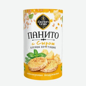 Хлебцы Doctor Grain Панито хрустящие с сыром, 80г