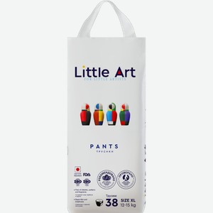 Подгузники-трусики Little Art детские р.xl 12-15кг 38шт