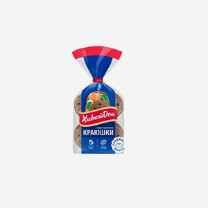 Лепешки Хлебный Дом Краюшки ржано-пшеничные нарезанные 240 г