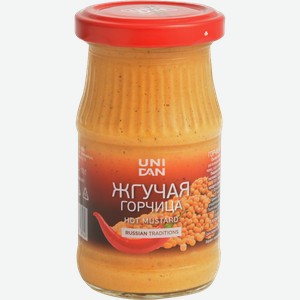 Горчица Uni Dan Русская жгучая 170г