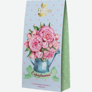 Чай чёрный Frutea листовой подарочный микс весенний 50г