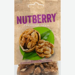 Орех грецкий NUTBERRY сушеный, Россия, 100 г