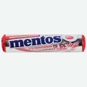 Жевательная резинка MENTOS PW Клубника, 15,5г