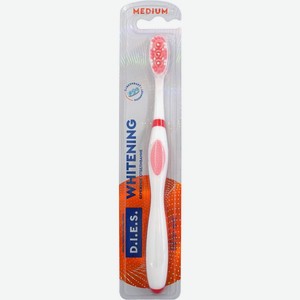 Зубная щетка D.I.E.S. Whitening средняя, Китай