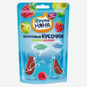 Фруктовые кусочки ФРУТОНЯНЯ яблоко-малина, 15г