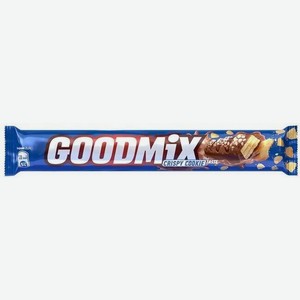 Шоколадный батончик goodmix со вкусом печенья, с хрустящей вафлей