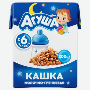 Каша молочная Агуша Засыпайка Гречка 2,5% с 6 месяцев