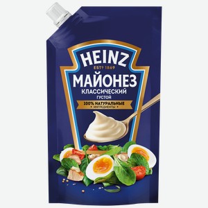 Майонез Heinz Классический 67%, 350 г, дой-пак