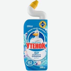 Чистящее средство для унитаза Туалетный утенок Морской 500мл