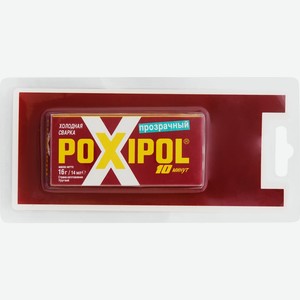 Холодная сварка POXIPOL прозрачн блистер, Уругвай, 14 мл