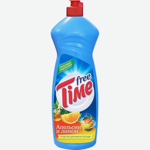 Средство для мытья посуды Free Time Апельсин и лимон 900г