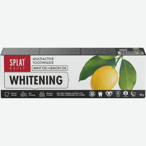 Зубная паста SPLAT Daily Whitening, Россия, 100 г