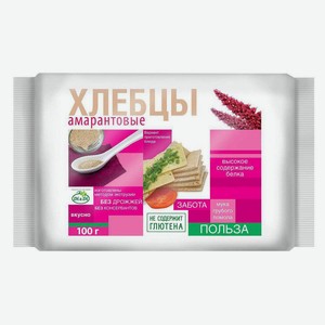Хлебцы Di&Di амарантовые без глютена, 100г