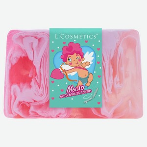 Мыло кусковое L`Cosmetics клубника, 80 г