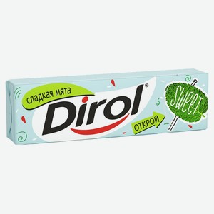 Жев.резинка Dirol Сладкая мята 13,6г