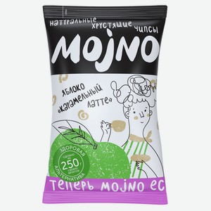 Чипсы натуральные Mojno из яблока с карамельным латте, 50 г
