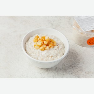 Каша овсяная молочная с яблоком и корицей, 215 г