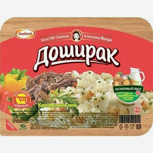 Пюре быстрого приготовления Доширак картофельное со вкусом тушенки