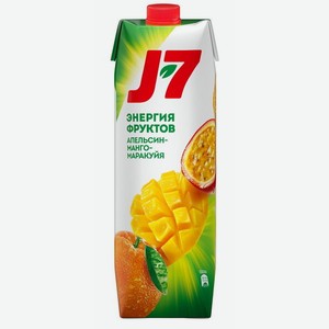 Нектар J7 Premium edition Манго-маракуйя-апельсин с мякотью
