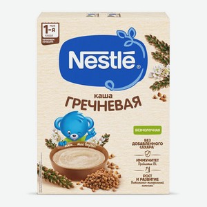 Каша гречневая Nestle, безмолочная