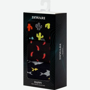Носки мужские DIWARI р.25, 27, 29 5C-08СП, 20С-37СП, 17С-151СП, Беларусь, 3 пары