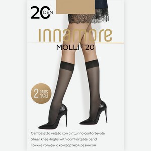 Гольфы женские Innamore Molli 20 den Miele one size, 2шт Сербия